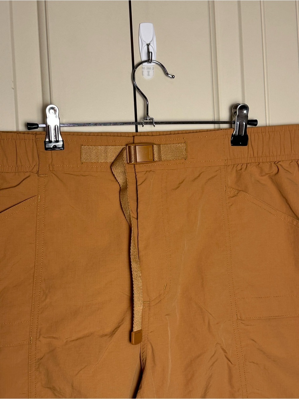 Eddie Bauer Men's Ripstop Tech Pull-On Shorts Brown Sugar Khaki XL UPF Ripstop - Picture 3 of 10